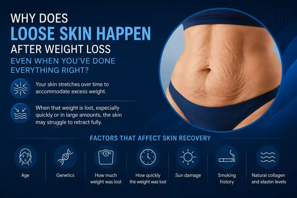 Why Does Loose Skin Happen After Weight Loss Even When You’ve Done Everything Right Owsestry?