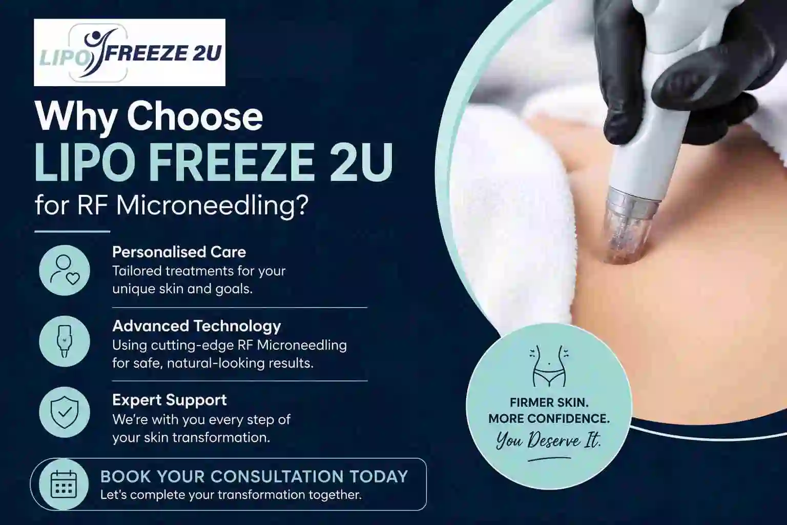 Why Choose LIPO FREEZE 2U for RF Microneedling Owsestry?